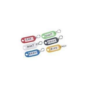  12 Piece Color Coded Key Rings 