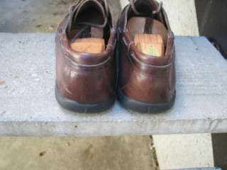 Sebago Used Brown Leather Top Siders Boat Shoes 15 M  
