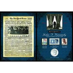    The New York Times JFK Coin & Stamp Collection 