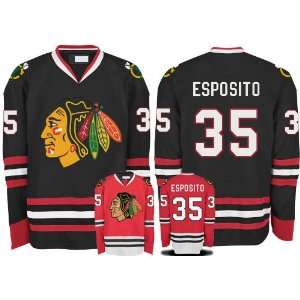  EDGE Chicago Blackhawks Authentic NHL Jerseys #35 ESPOSITO 