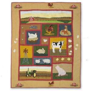 Farm Collective, Lap Quilt 50 X 60 In.:  Home & Kitchen