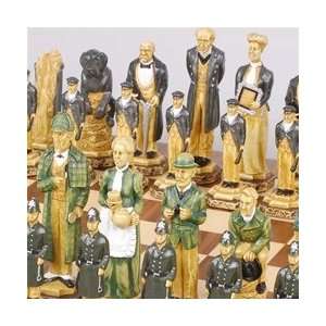  The Sherlock Holmes Chess Set Pieces   SAC Hand Decorated 