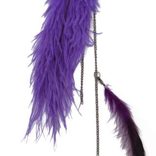   Colorful Ostrich Feather Clip On Hair Extensions Hair Extensions
