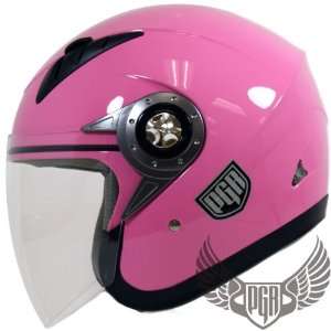 PGR Wing 02 Motorcycle Open Face Scooter Helmet DOT Approved (Small 