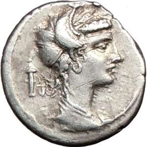   Plaetorius M. f. Cestianus 69BC Ancient Silver Coin CADUCEUS