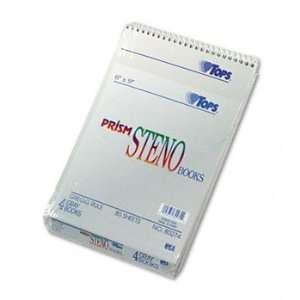  TOPS 80274   Spiral Steno Notebook, Gregg Rule, 6 x 9 