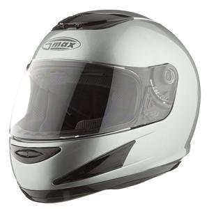  GMax GM58 Solid Helmet   Medium/Dark Silver: Automotive