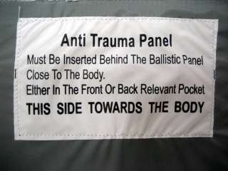 Anti trauma Panels Plates Bulletproof Armor Vest  
