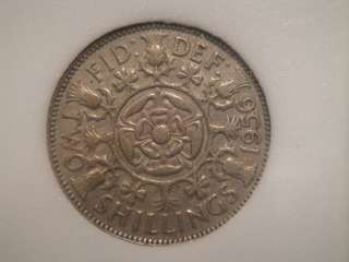 1956 British Two Shillings Coin  