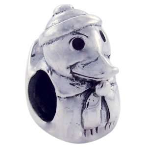    Biagi Duck Sterling Silver Bead, Pandora Compatible Jewelry