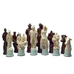  Range Wars Crushed Stone Chess Pieces Toys & Games