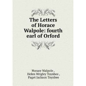   Toynbee , Paget Jackson Toynbee Horace Walpole   Books