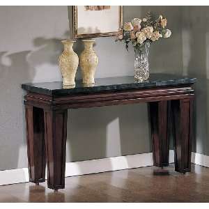    World Imports Marble Vaneer Sofa Table 861 ST: Home & Kitchen