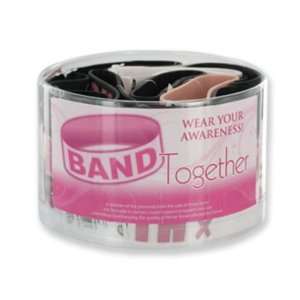  Breast Cancer Awareness Mega Rubber Band Bracelet Case 