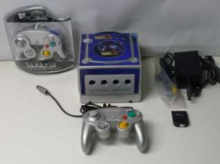 Platinum Nintendo GameCube System w 2 Controllers & Memory Card  
