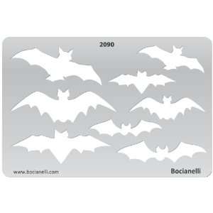   Jewelry Making Design Template Stencil   Bats Bat Batman Shape: Home