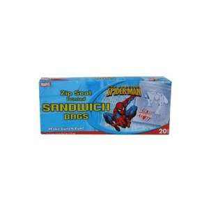 com Zip Seal Spiderman Sandwich Bags   Officially licensed Spiderman 