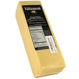 Tillamook Vintage White Extra Sharp Cheddar Cheese 5 Lb  