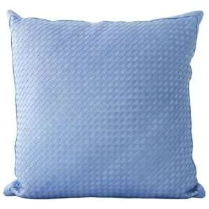  Lance Wovens Watercolor Sky Leather Pillow: Home & Kitchen