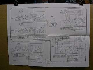776) AMI Continental Amplifier System Schematic Chart  