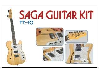 Saga Do It Yourself TT 10 Thinline Electric Guitar Kit  
