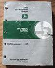 John Deere 6700 S/P Sprayer Technical Service Manual jd