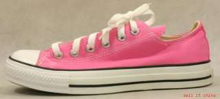 NIB Converse All Star Low Pink Chuck Taylor Shoes 3 Y  