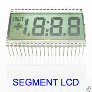 ½ Segment Digital LCD Module Display Glass  