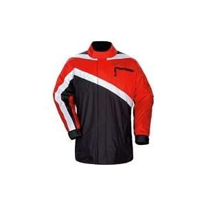  TOURMASTER DEFENDER RAINSUIT (XX LARGE) (BLACK/RED 