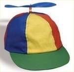 Beanie Copter Helicopter Propeller Hat Ball Cap Clown Costume 