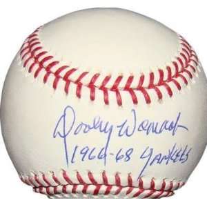  Dooley Womack Autographed Baseball   1966 68 MINT JSA 