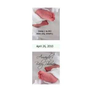  Style 10276 Baby Feet Baby Shower Label 1.25 x 3.5 Tic Tac 