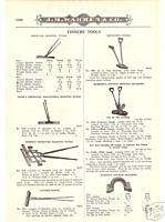 1919 TINNERS TOOL ROOFING TONGS SEAMER Catalog Ad  