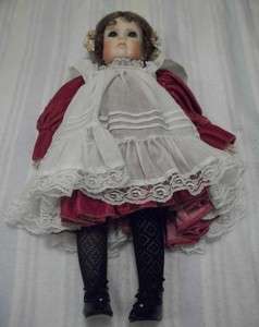 PORCELAIN DOLL Handpainted, sculpted, and signed by JAN NAHRGANG 1990 