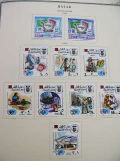 Qatar Gem Stamp Collection Scott Album  