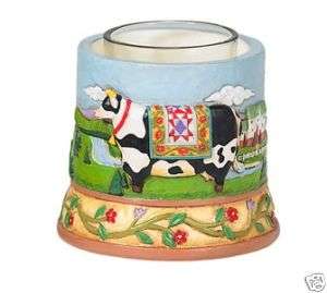 Electric Jim Shore Cow Home Fragrance Warmer~1~NEW  