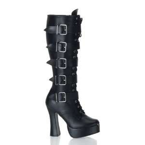  PLEASER ELECTRA 2042 Black Pu Boots 