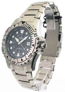 CA301166SSBK Croton Watch Mens Aquamatic Steel 754425091852  