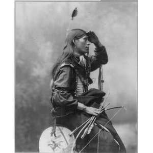    Thomas No Water,Sioux Indian,bow and arrows,c1899: Home & Kitchen