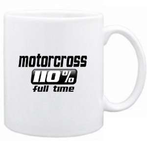    New  Motorcross 110 % Full Time  Mug Sports