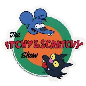  The Simpsons   Itchy & Scratchy Show Decal Automotive