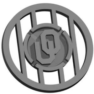 Oklahoma Sooners 5 1/2 Cast Iron Grill Topper:  Sports 