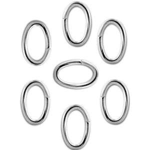  3x4mm Oval Open Jump Rings Sterling Silver Q.50: Arts 