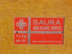 SAURA HAND BEARING COMPASS MARINE INSTRUMENT TYPE HB 65  