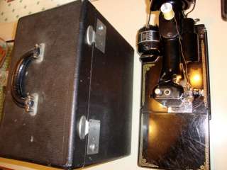 Vintage Singer Featherweight Model 221 Sewing Machine  