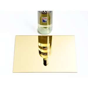  MIJ Blank Plate; Pickguard for DIY, Gold Mirror (medium 