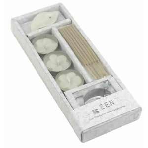 11 pc Flower Tea Light Candles and Incenses with Holders 