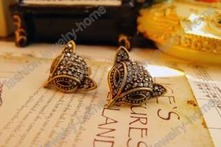 Fashion Lovely Fox Dazzling Crystal Earings HOT  