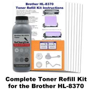  Brother HL 8370 Black Toner Refill Kit: Office Products