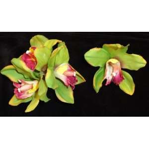  Tanday (Green) Exotic Cymbidium Orchid Corsage & Buttonier 